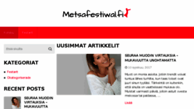 What Metsafestiwal.fi website looked like in 2018 (5 years ago)