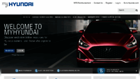 What Myhyundai.com website looked like in 2018 (6 years ago)