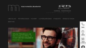 What Macromedia-weiterbildung.de website looked like in 2018 (5 years ago)