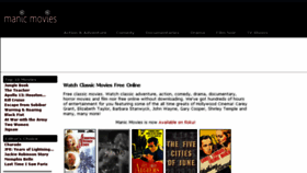 What Manicmovies.com website looked like in 2018 (5 years ago)