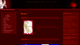 What Massagestudiodeluxe.de website looked like in 2018 (5 years ago)