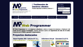 What Mpwebprogrammer.com website looked like in 2018 (5 years ago)