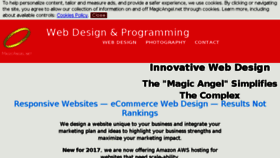 What Magicangel.net website looked like in 2018 (5 years ago)