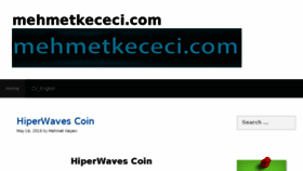 What Mehmetkececi.com website looked like in 2018 (5 years ago)