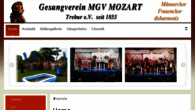 What Mozart-trebur.de website looked like in 2018 (5 years ago)