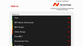 What Mp3z.co website looked like in 2018 (5 years ago)