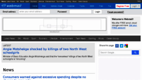 What Mailbox.co.za website looked like in 2018 (7 years ago)