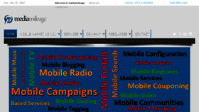 What Mediamileage.com website looked like in 2018 (5 years ago)