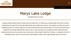 What Maryslakelodge.com website looked like in 2018 (5 years ago)