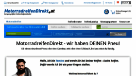 What Motorradreifendirekt.at website looked like in 2018 (5 years ago)