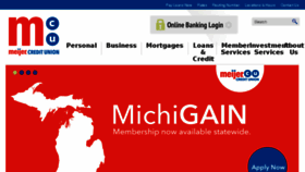 What Meijercreditunion.com website looked like in 2018 (5 years ago)