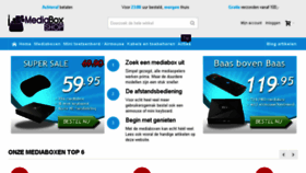 What Mediaboxshop.nl website looked like in 2018 (5 years ago)