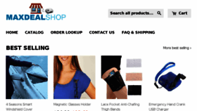 What Maxdealshop.com website looked like in 2018 (5 years ago)