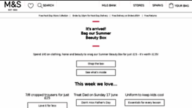 What Markandspencer.com website looked like in 2018 (5 years ago)