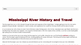 What Mississippivalleytraveler.com website looked like in 2018 (5 years ago)