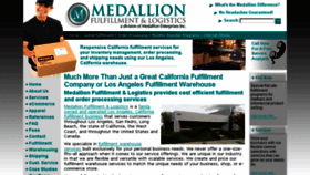 What Medallionenterprises.com website looked like in 2018 (5 years ago)