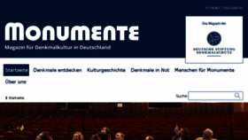 What Monumente-online.de website looked like in 2018 (5 years ago)