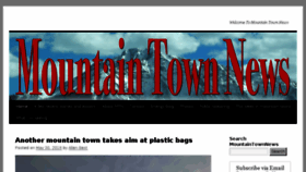 What Mountaintownnews.net website looked like in 2018 (5 years ago)