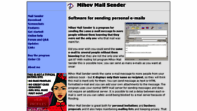 What Mailsender.info website looked like in 2018 (5 years ago)