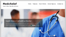 What Medicrelief.com website looked like in 2018 (5 years ago)