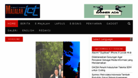What Majalahict.com website looked like in 2018 (5 years ago)
