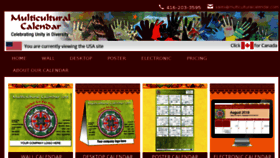 What Multiculturalcalendar.com website looked like in 2018 (6 years ago)