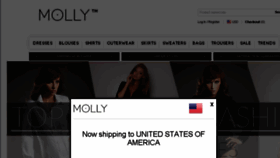 What Molly-dress.com website looked like in 2018 (5 years ago)
