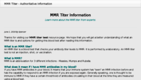 What Mmrtiter.com website looked like in 2018 (5 years ago)