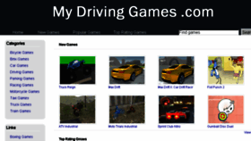 What Mydrivinggames.com website looked like in 2018 (5 years ago)