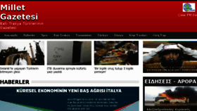 What Milletgazetesi.gr website looked like in 2018 (5 years ago)