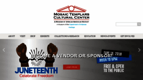 What Mosaictemplarscenter.com website looked like in 2018 (5 years ago)
