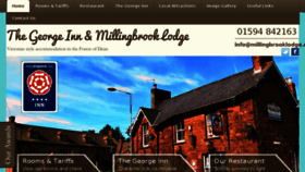 What Millingbrooklodge.com website looked like in 2018 (6 years ago)