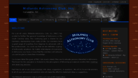 What Midlandsastronomyclub.org website looked like in 2018 (5 years ago)