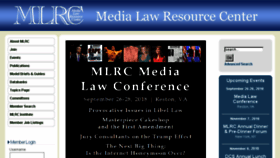 What Medialaw.org website looked like in 2018 (5 years ago)
