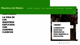 What Maestrosdemexico.com website looked like in 2018 (5 years ago)