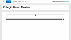 What Moodle.colegiounionmexico.com website looked like in 2018 (5 years ago)
