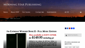 What Morningstarpublishing.net.au website looked like in 2018 (5 years ago)