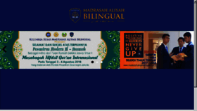 What Madrasahaliyahbilingual.sch.id website looked like in 2018 (5 years ago)