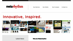 What Metarhythm.com website looked like in 2018 (5 years ago)