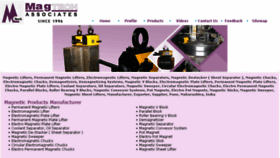 What Magtechassociates.com website looked like in 2018 (5 years ago)