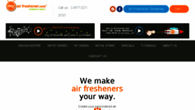 What Myairfreshener.com website looked like in 2018 (5 years ago)
