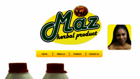 What Mazherbalproducts.co.za website looked like in 2018 (5 years ago)