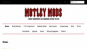 What Motleymods.com website looked like in 2018 (5 years ago)