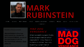 What Markrubinstein-author.com website looked like in 2018 (5 years ago)