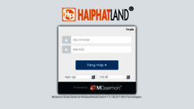 What Mail.haiphatland.com.vn website looked like in 2018 (5 years ago)