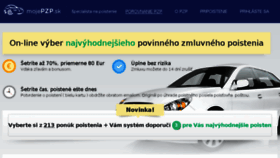 What Mojepzp.sk website looked like in 2018 (5 years ago)