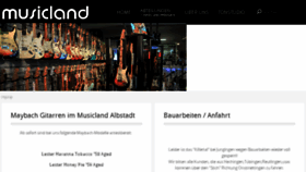 What Musicland-albstadt.de website looked like in 2018 (5 years ago)
