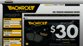 What Monroebrakes.com website looked like in 2018 (5 years ago)