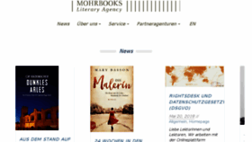 What Mohrbooks.com website looked like in 2018 (5 years ago)