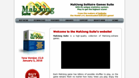 What Mahjongsuite.com website looked like in 2018 (5 years ago)